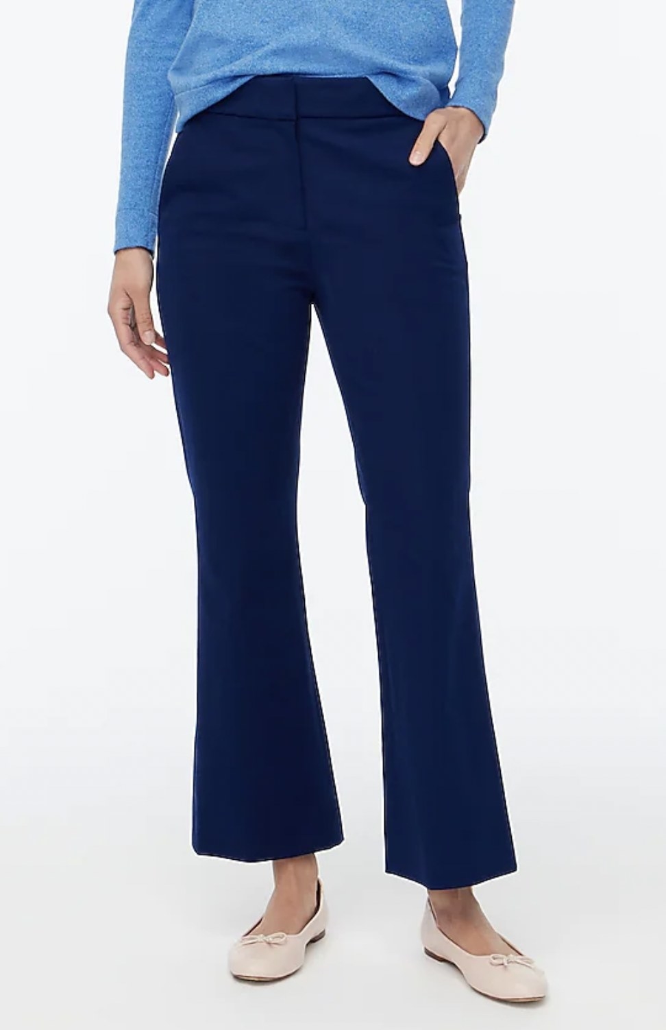 the pants in navy