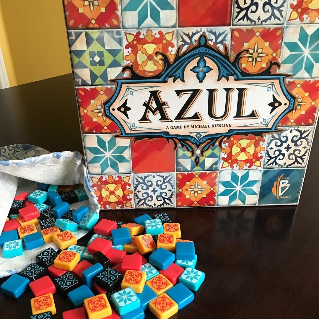 the azul game and vibrant tiles