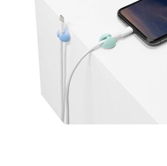 the cable clips holding two chargers