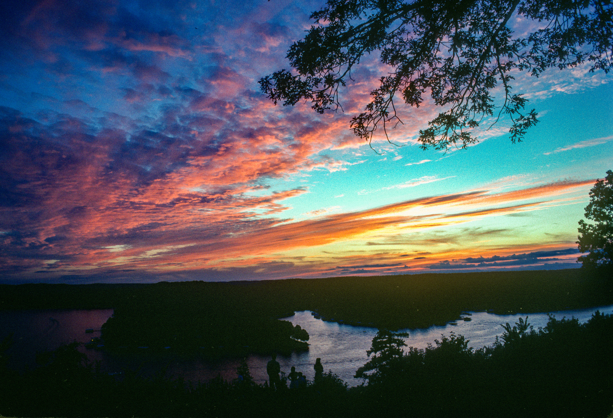 Sunset over the Lake of the Ozarks.