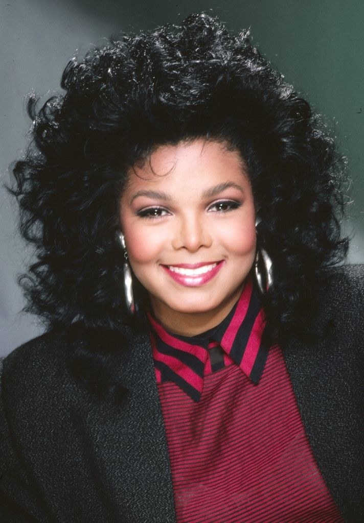 Closeup of Janet Jackson