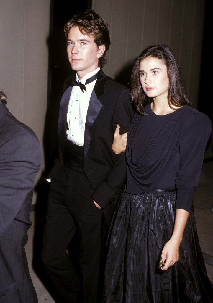 Timothy Hutton and Demi Moore