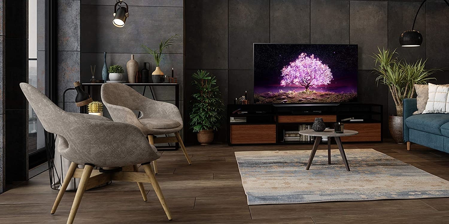 the LG TV in a living room