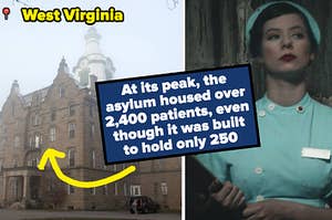 An asylum; a creepy nurse