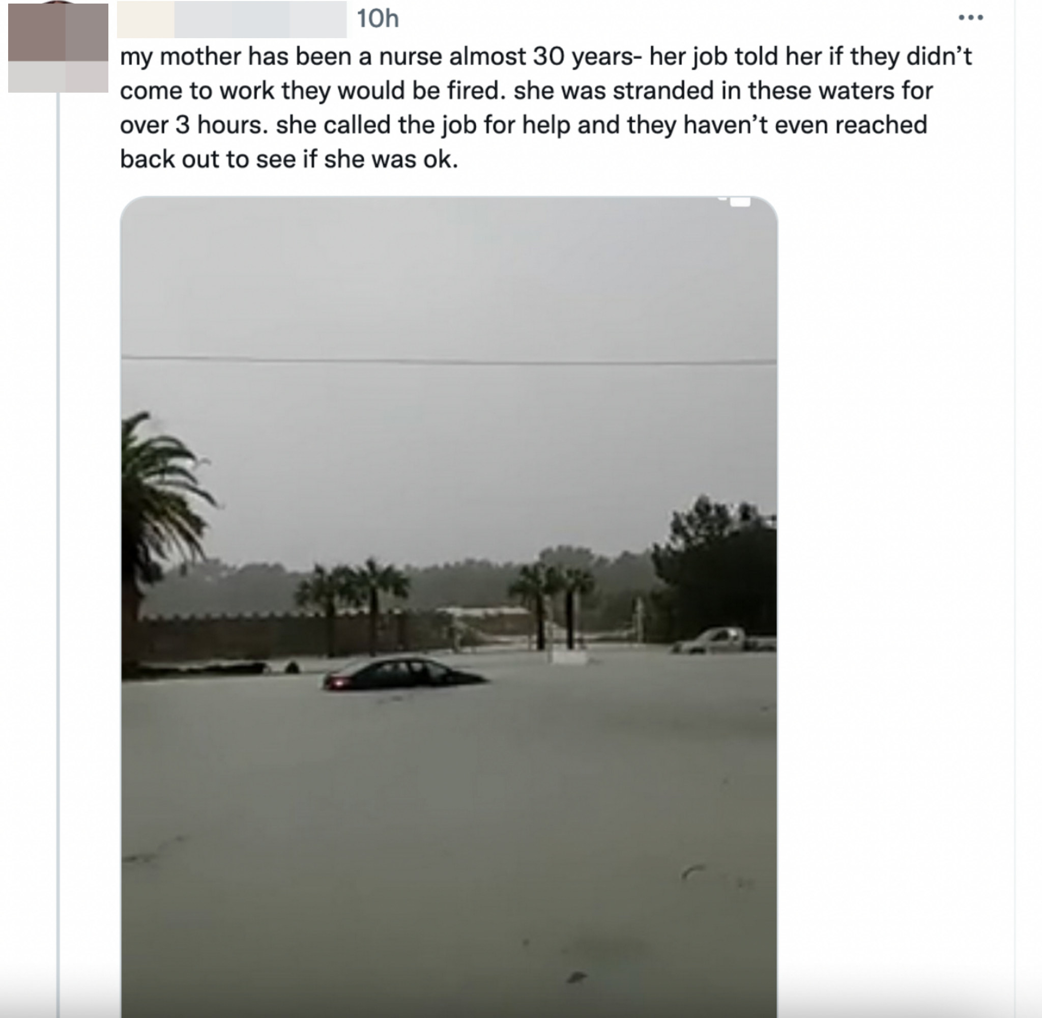 A boss threatening people if they don&#x27;t go to work during a hurricane