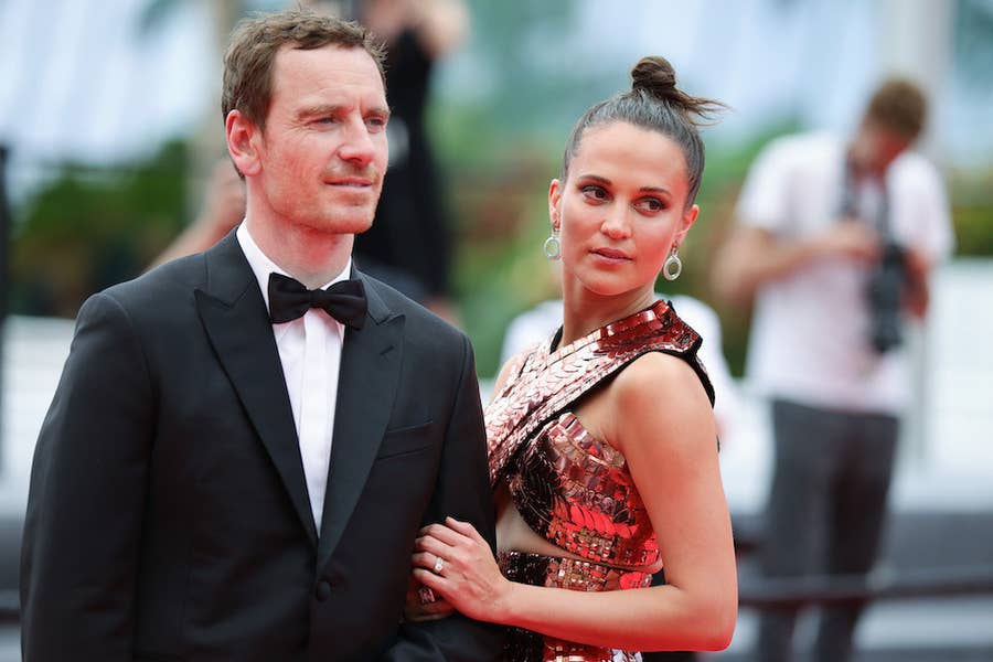 Michael Fassbender and Alicia Vikander Make Rare Red Carpet Appearance at  Cannes