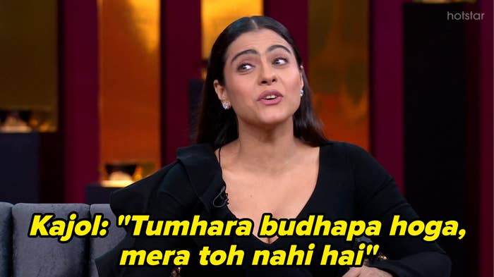 Kajol speaks affirmatively