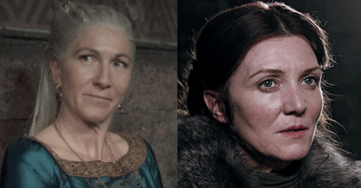 Rhaenys Targaryen from &quot;House of the Dragon&quot; and Catelyn Stark from &quot;Game of Thrones&quot;