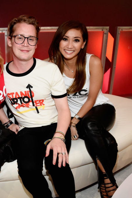 the two sitting together at an event