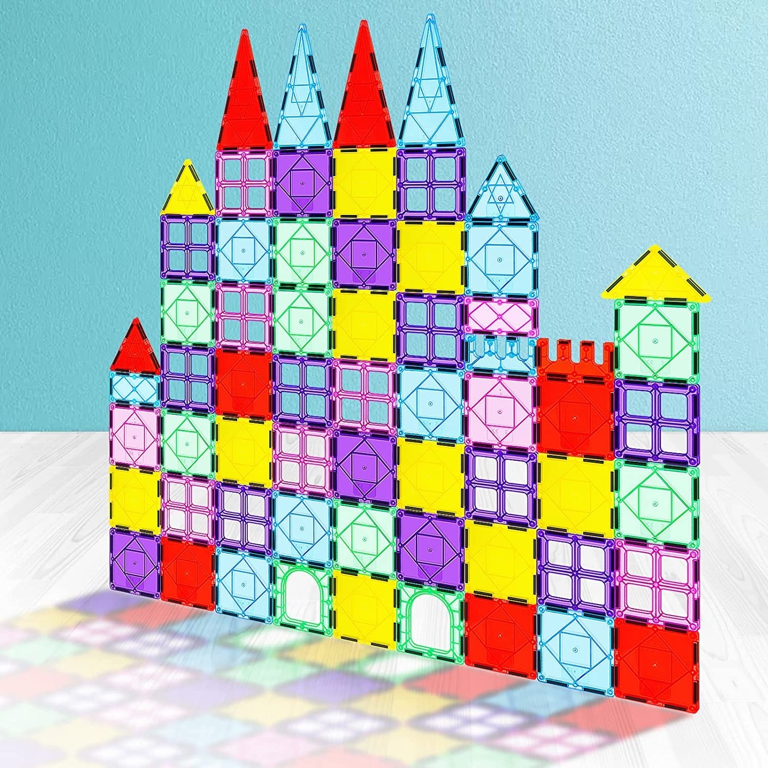 A castle made of the tiles