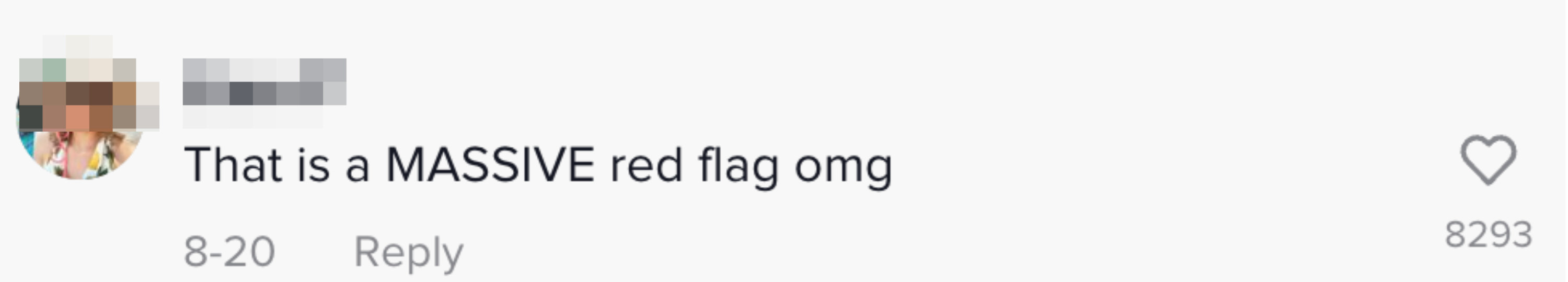 &quot;this is a massive red flag omg&quot;