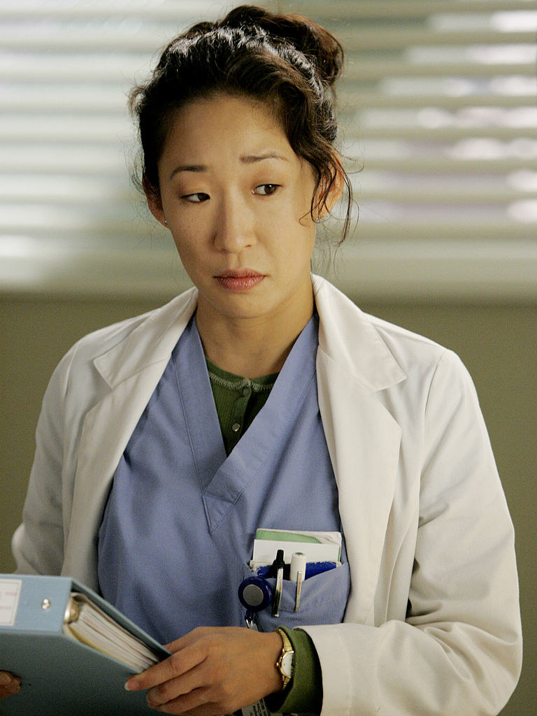 Sandra Oh as a doctor