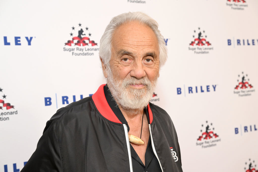 Tommy in a sports jacket on the red carpet