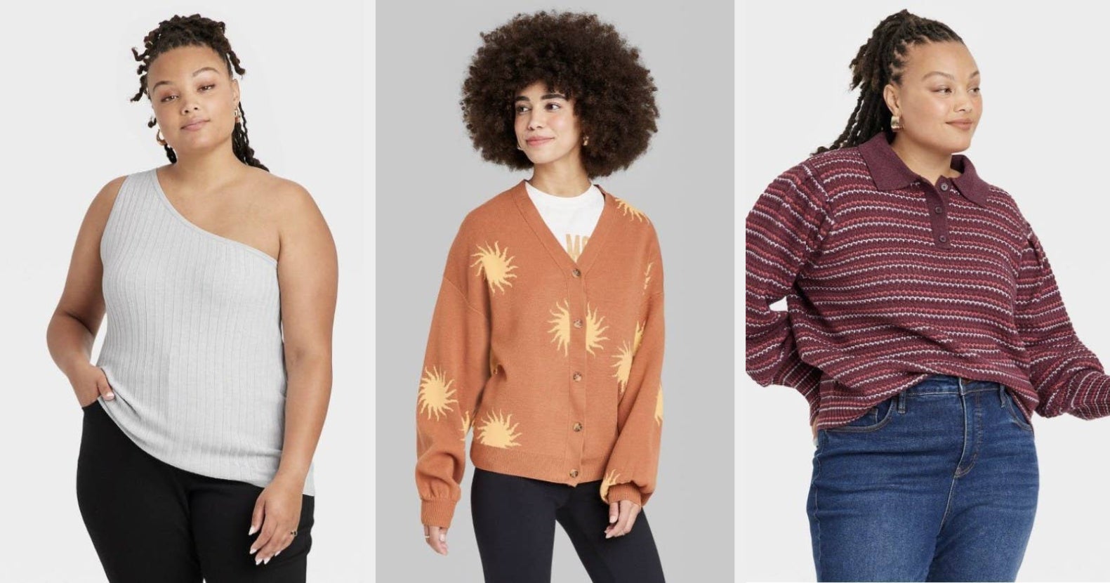 Ava Viv Plus Size Open Layering Cardigan Sweater, $27