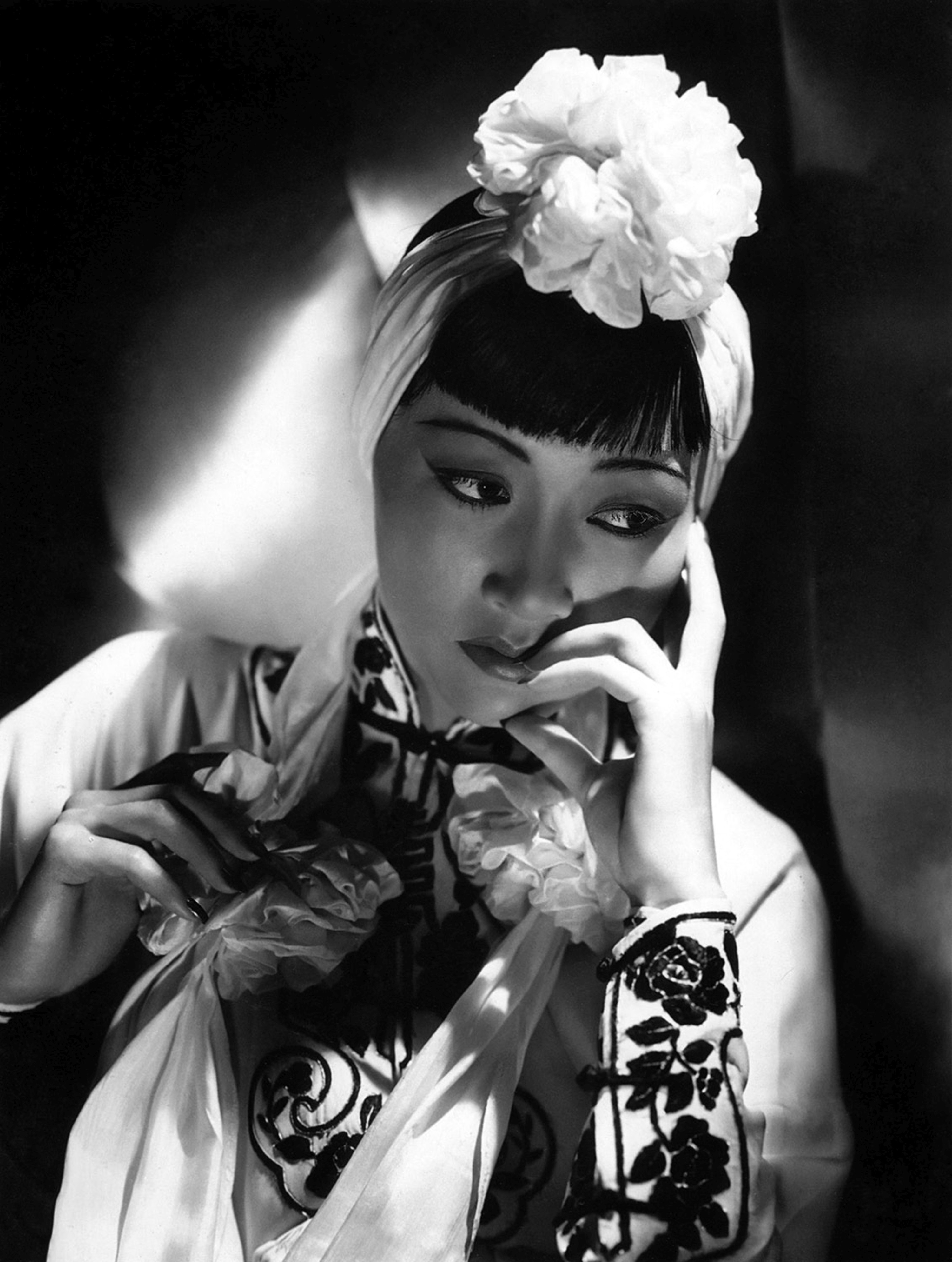 black and white image of Anna May Wong