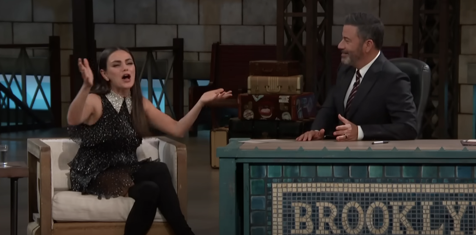 Mila Kunis Being Booed On Jimmy Kimmel - 29