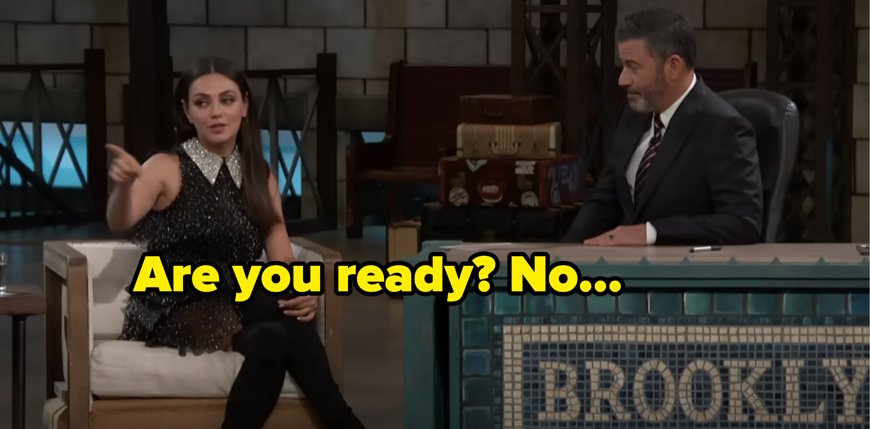 Mila Kunis Being Booed On Jimmy Kimmel - 40