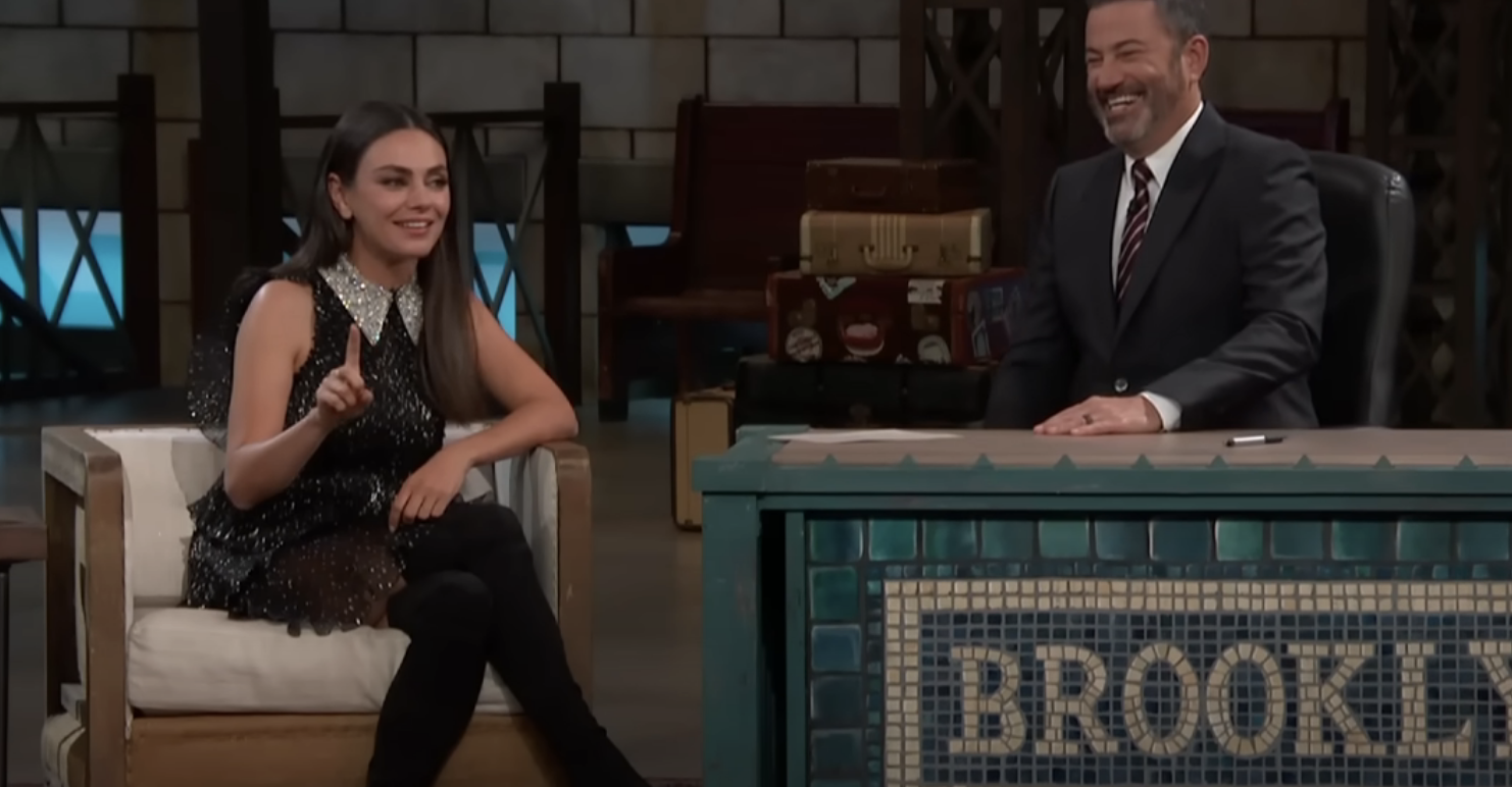 Mila Kunis Being Booed On Jimmy Kimmel - 53