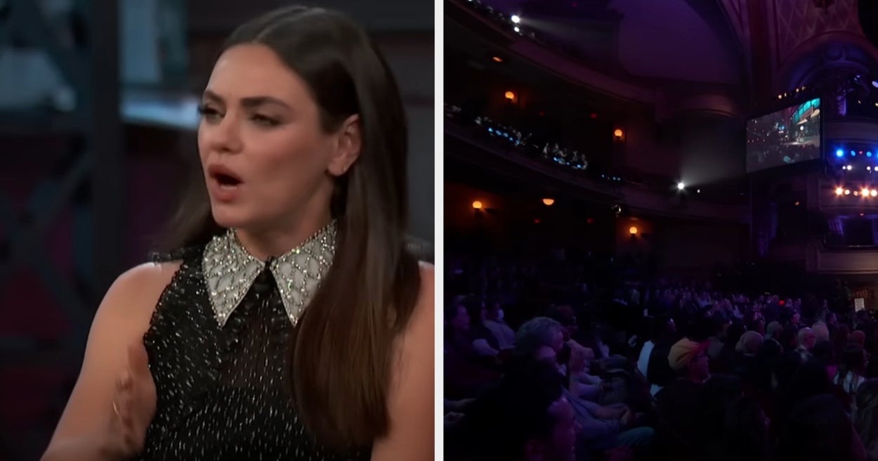 Mila Kunis Being Booed On Jimmy Kimmel
