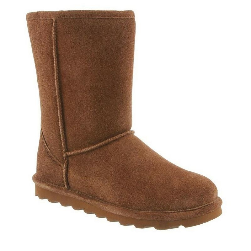 chestnut colored suede boots