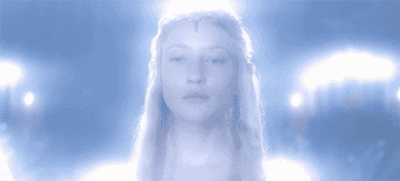 Galadriel looking mysterious