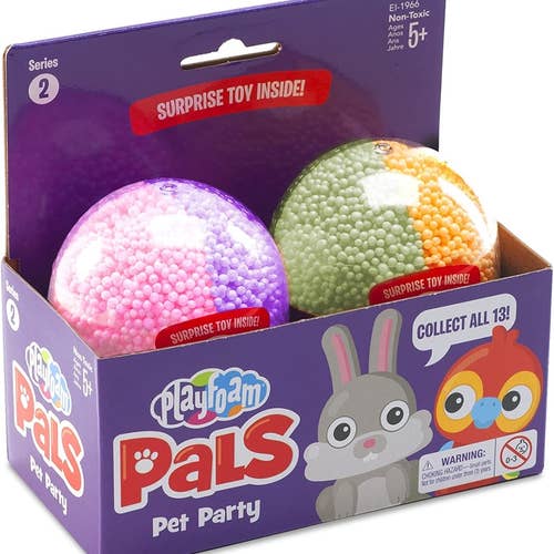 The two-pack of the foam ball toys