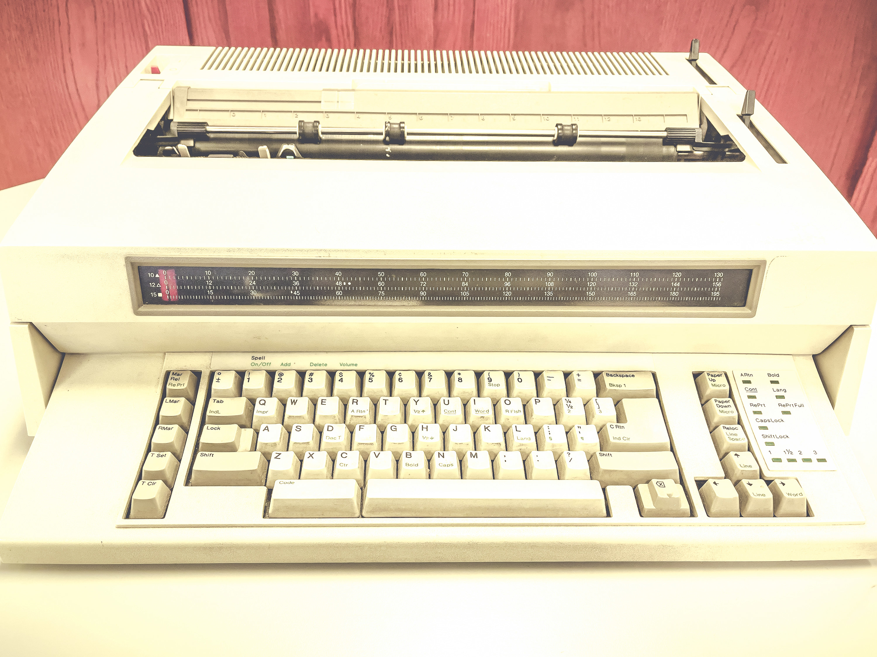 A vintage word processor, a forerunner of the computer