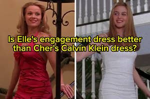 Elle Woods wears a halter top dress and Cher Horowitz wears a light colored dress