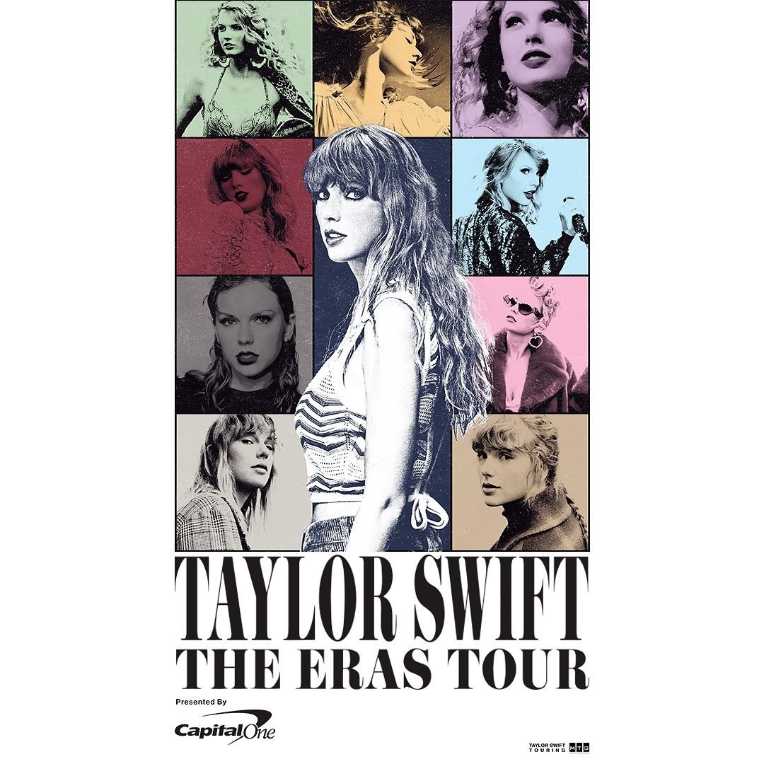 ミュージシャン Taylor Swift 2023 The Eras Tour poster Taylor Swift The Eras Tour (2023) Movie Poster 8x10, 13x19
