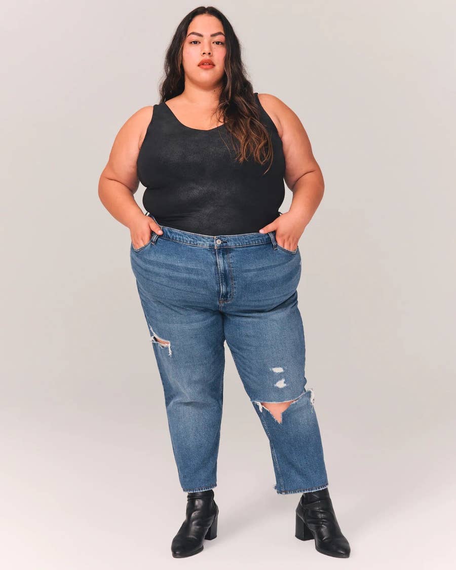 Curvaceous Plus Size Clothing - We hear so many ladies saying I want to wear  jeans but I can't. We have done the wide leg jeans specifically for ladies  that love a