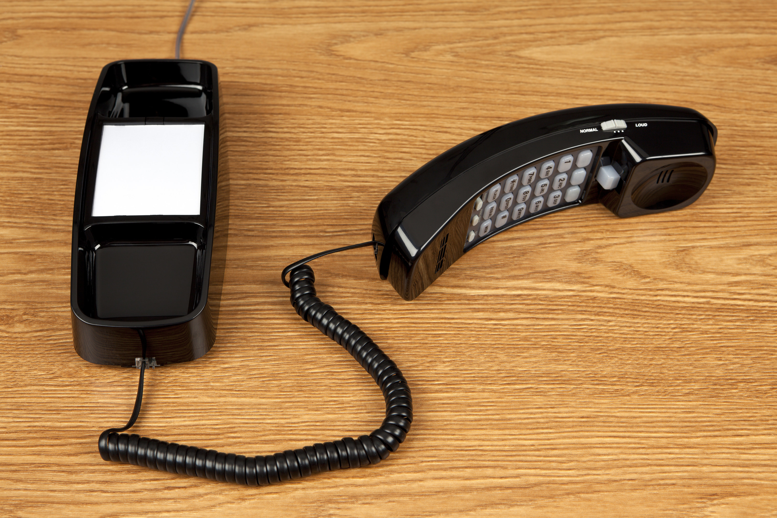 landline phone off the hook