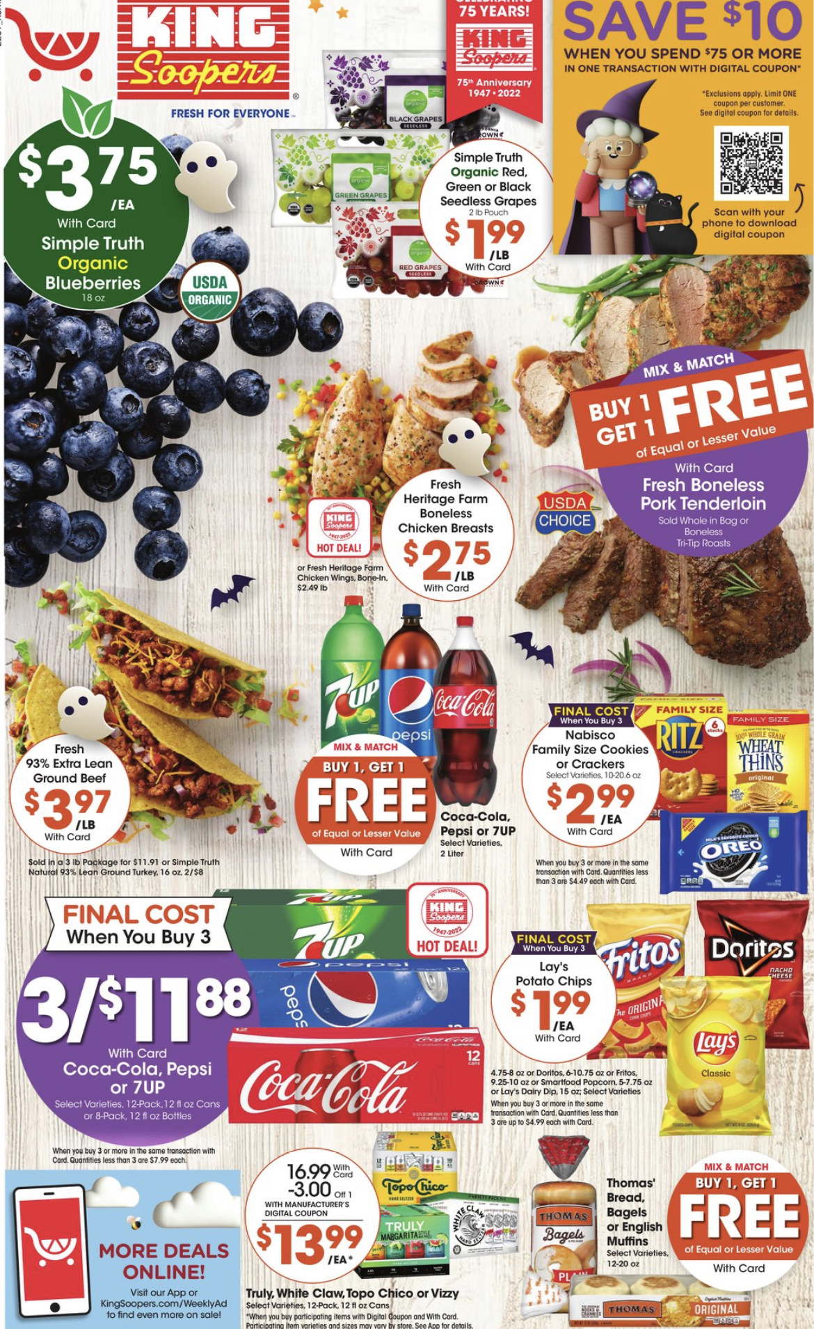 A grocery store sales flyer