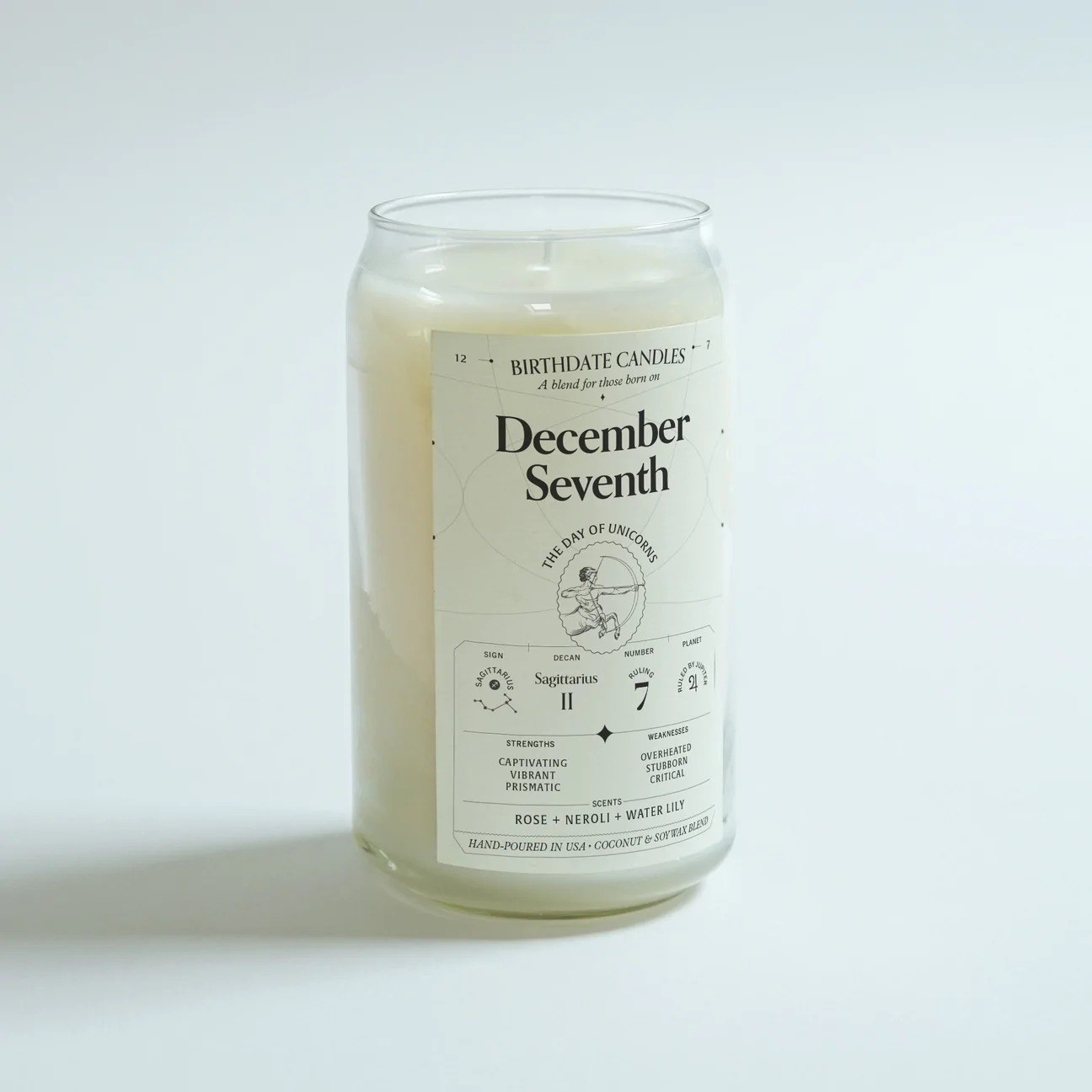 Birthdate candle for December seventh
