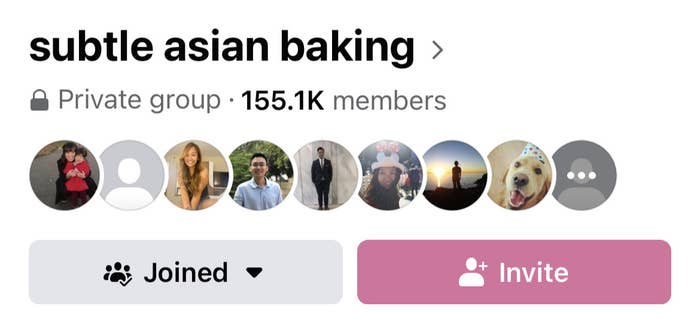 Subtle Asian Baking group page