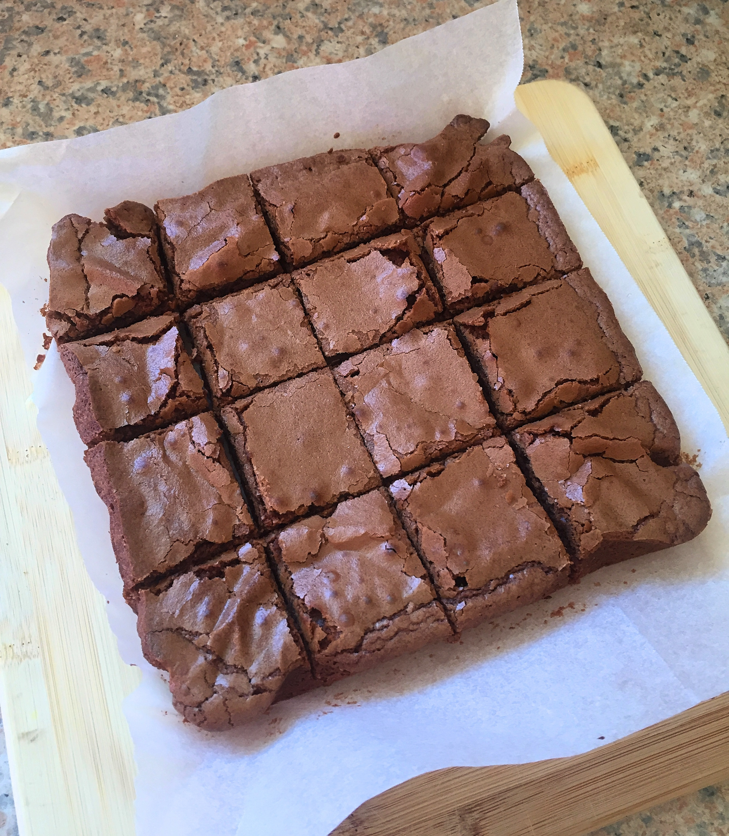 Home baked brownies