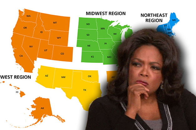 Let's Find Out Which Region Of The United States You Belong In