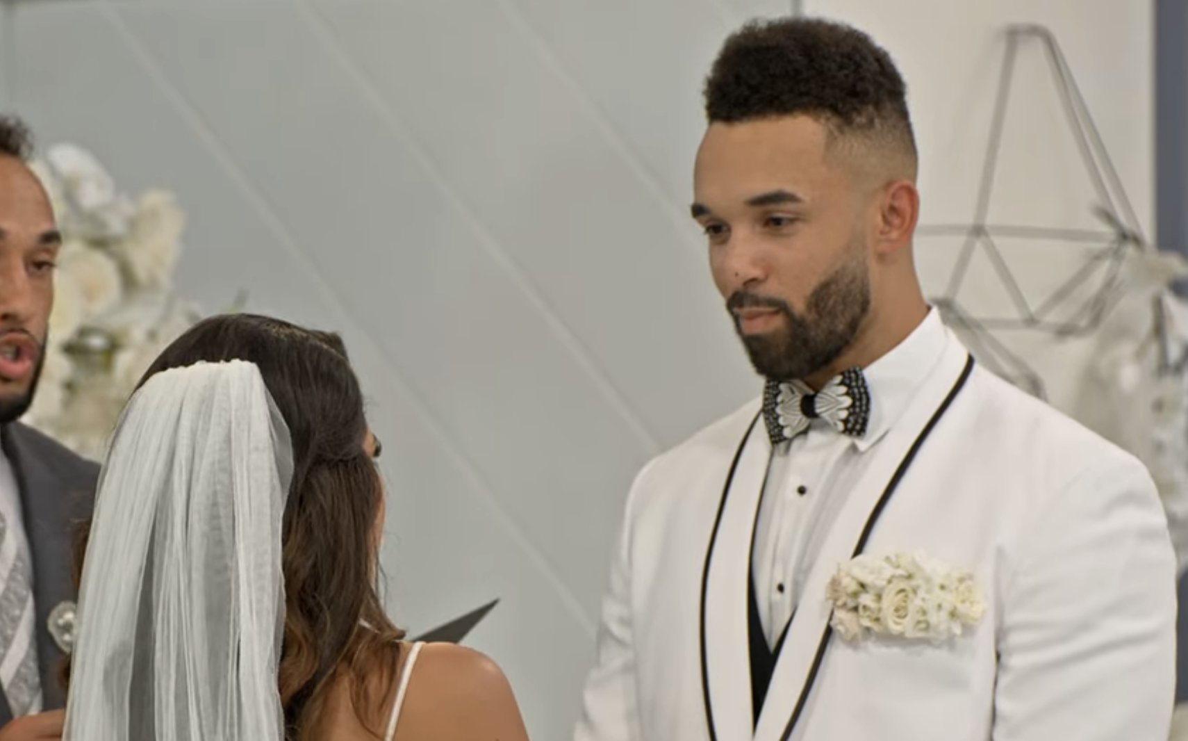 Nancy and Bartise at the altar