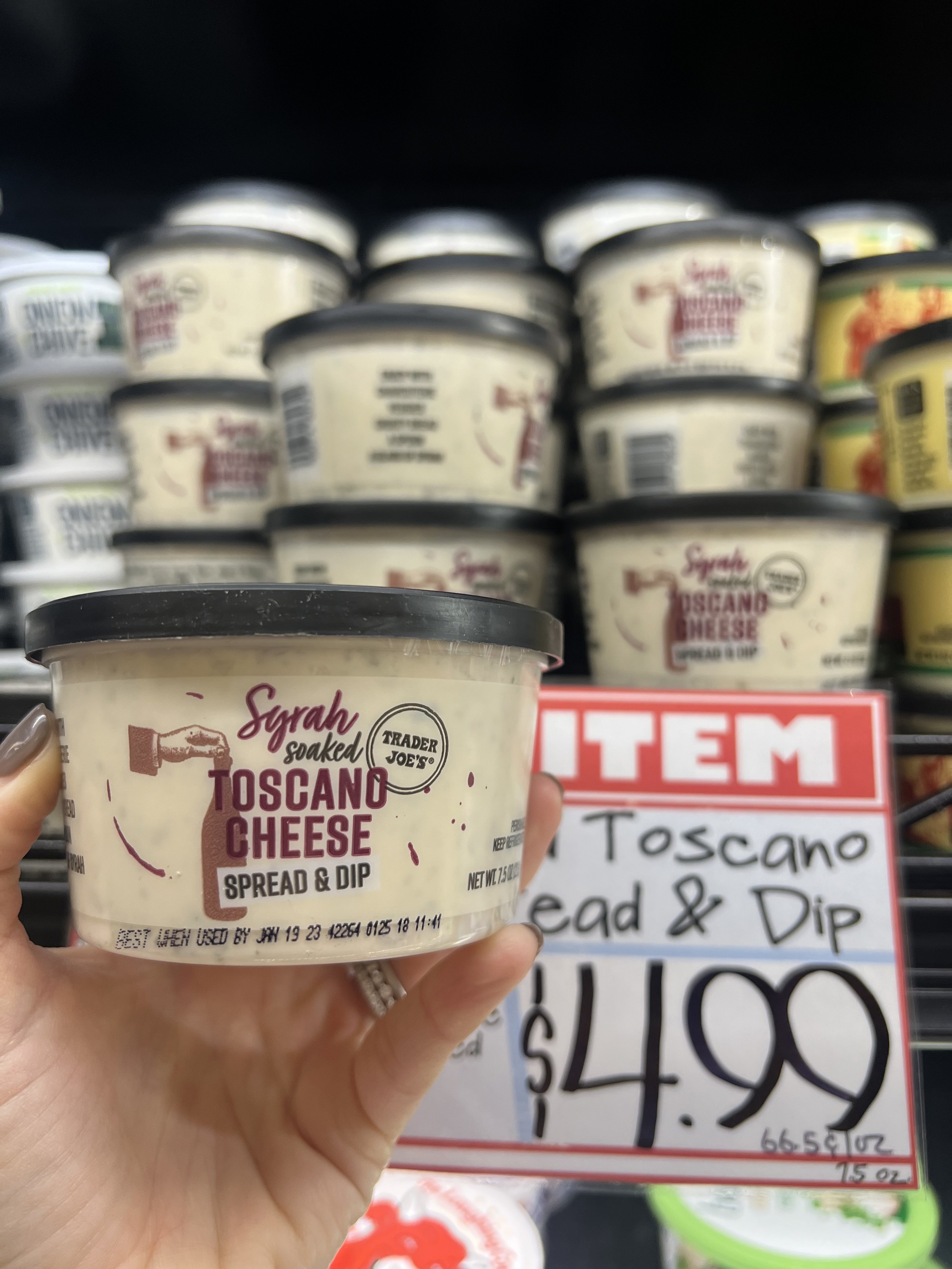 Syrah Soaked Toscano Cheese Spread &amp;amp; Dip