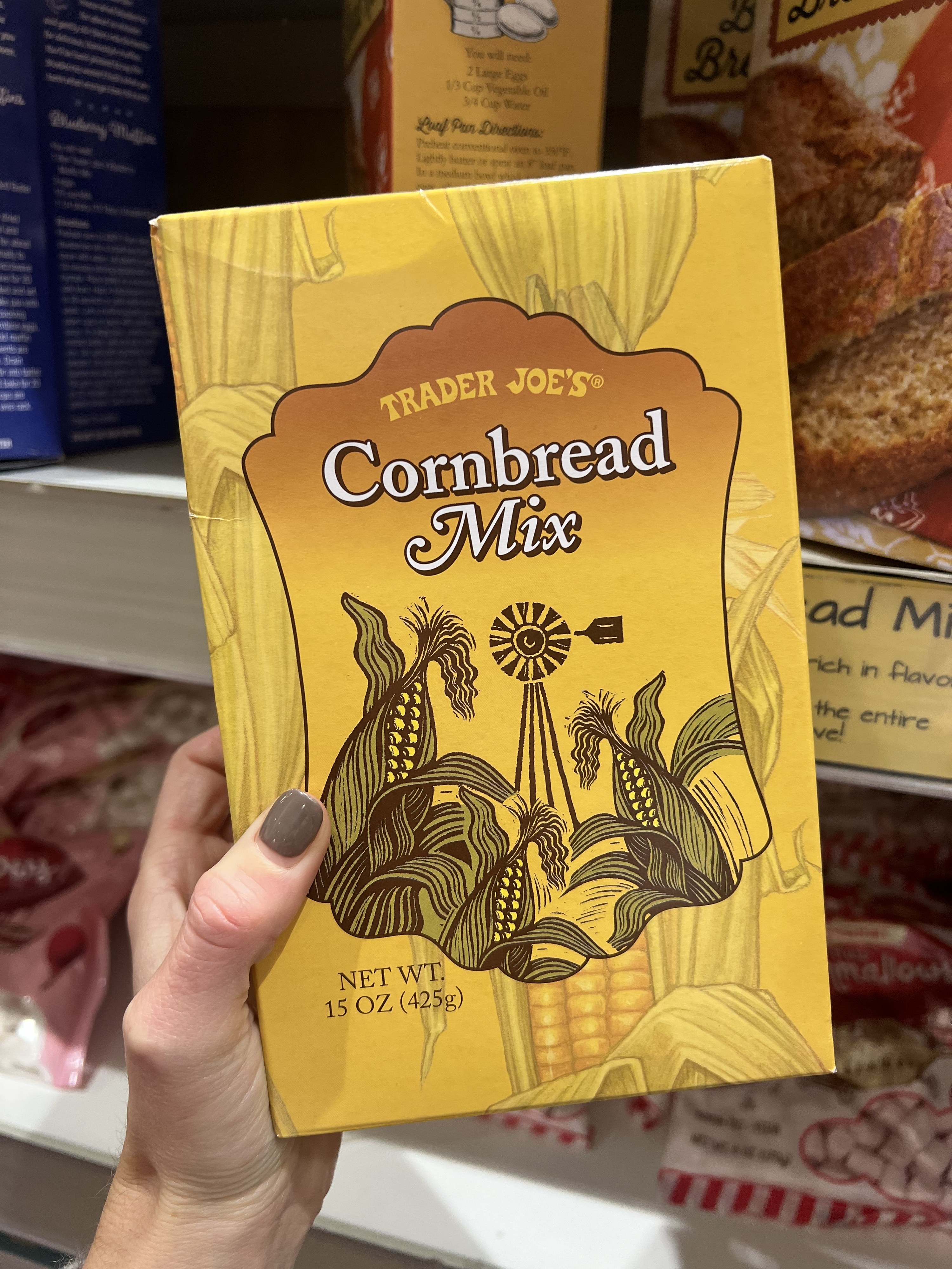 A box of Cornbread Mix