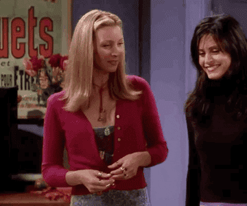 phoebe from friends saying &#x27;it&#x27;s a thanksgiving miracle!&#x27;