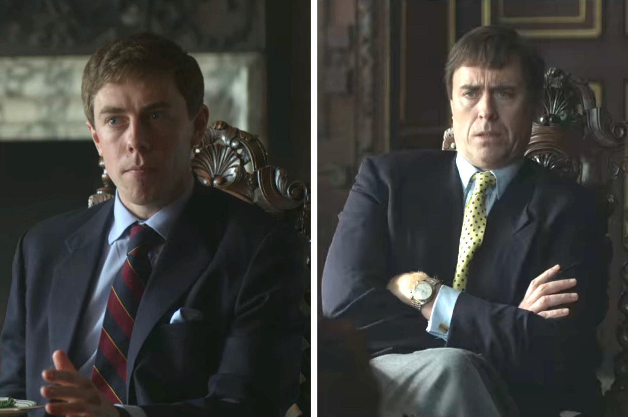 Tom Byrne and James Murray as Prince Andrew