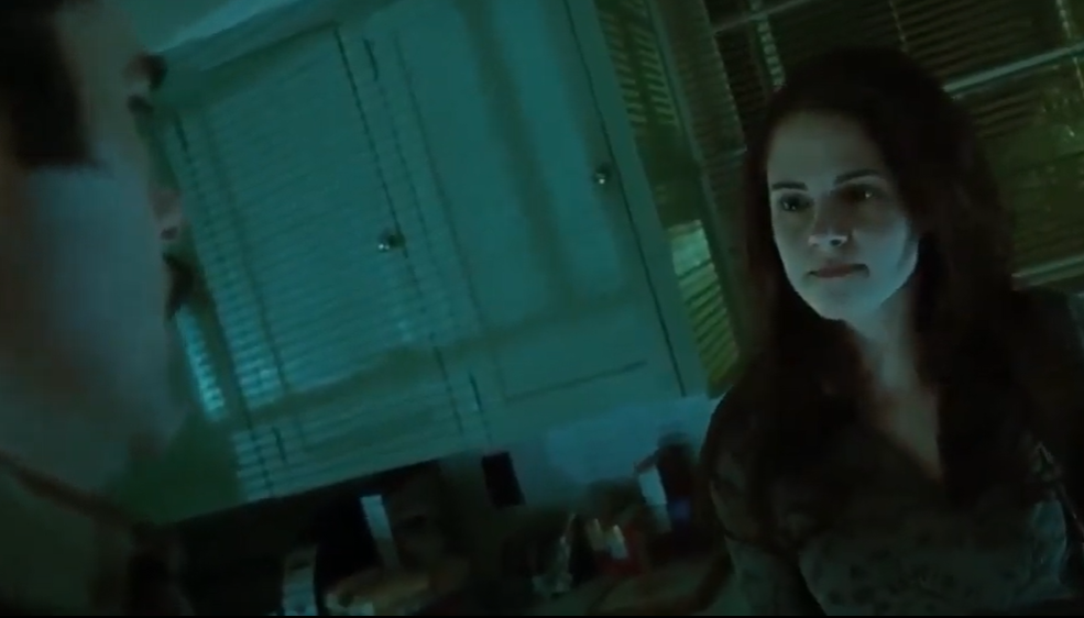 Bella dejando a su papá para protegerlo en Crepúsculo