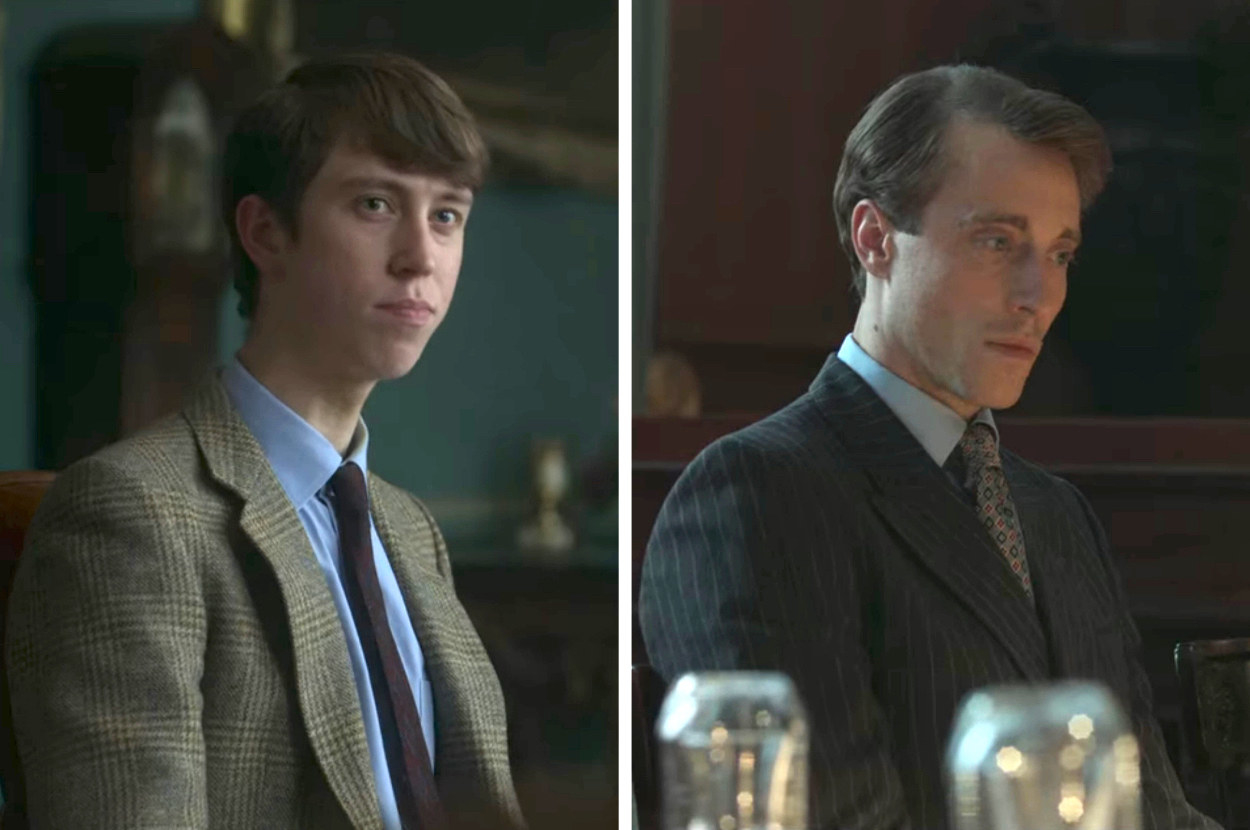 Angus Imrie and Sam Woolf as Prince Edward