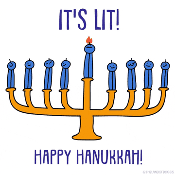 it&#x27;s lit happy hanukkah