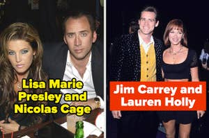 lisa marie presley and nicolas cage and jim carrey and lauren holly