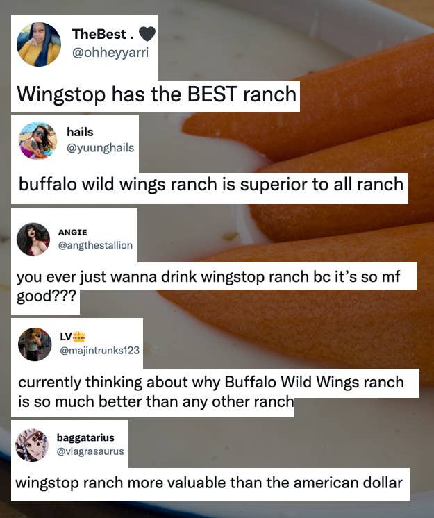 We Tried Wingstop Vs. Buffalo Wild Wings Ranch Dressing
