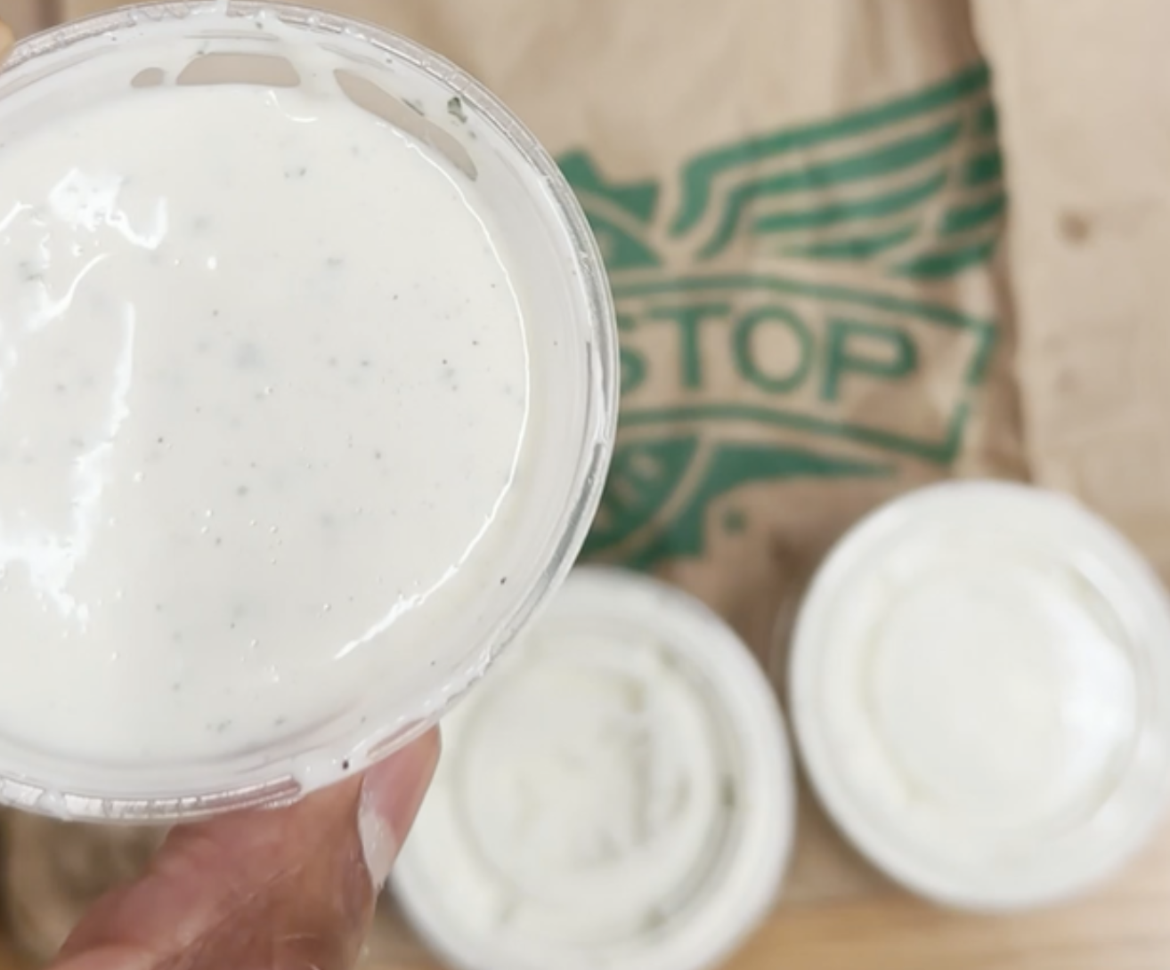 We Tried Wingstop Vs  Buffalo Wild Wings Ranch Dressing - 50