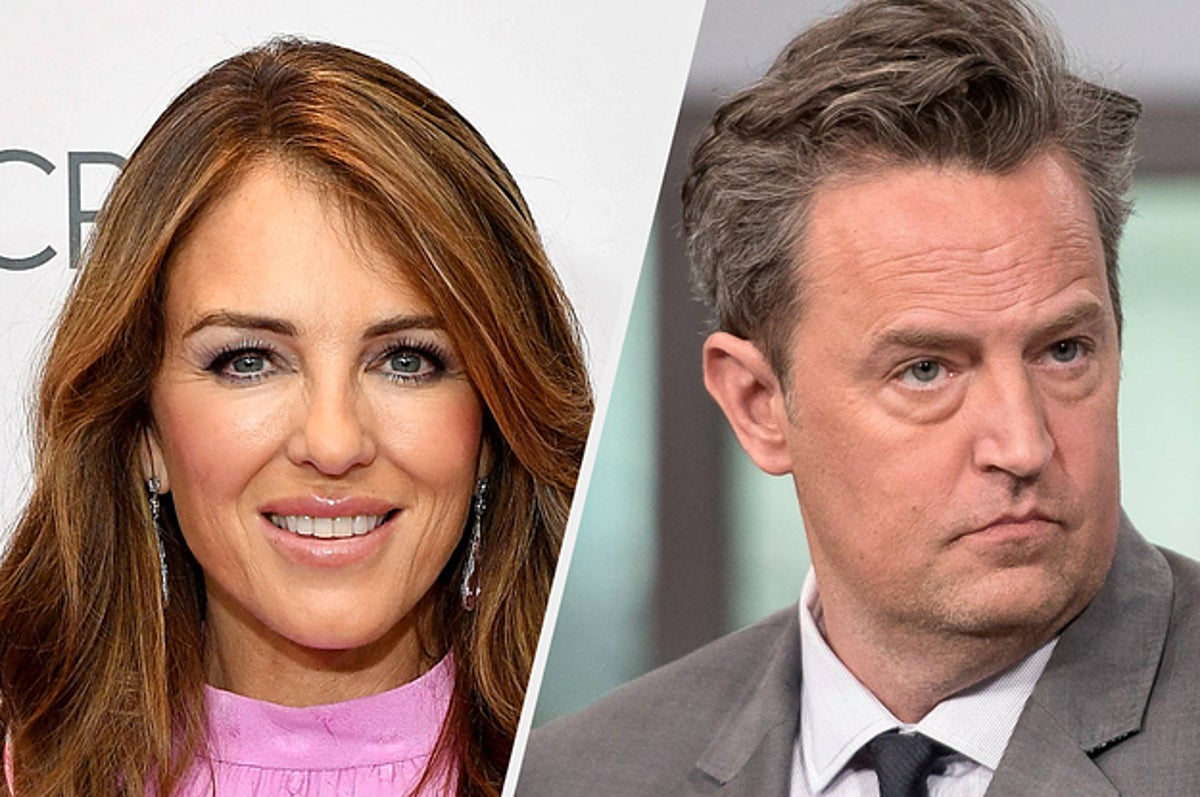 Elizabeth Hurley Says Matthew Perry Was A Nightmare