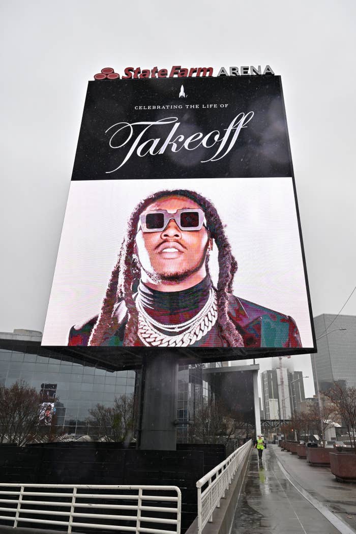 Takeoff'S Funeral Attended By Quavo, Offset, Drake, And Justin Bieber