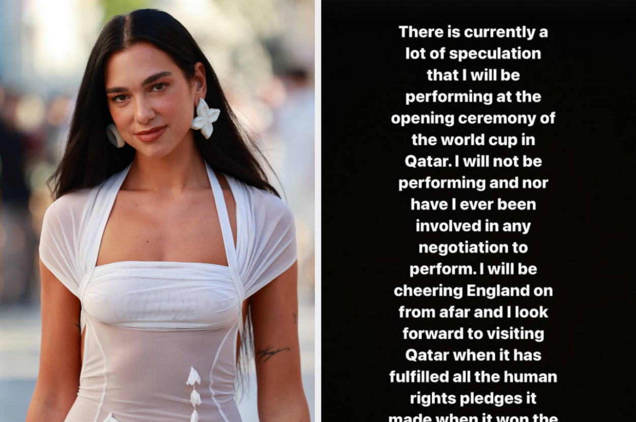 Dua Lipa: Singer denies she is performing at Qatar World Cup